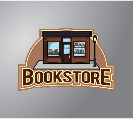 Book store buildingのイラスト素材