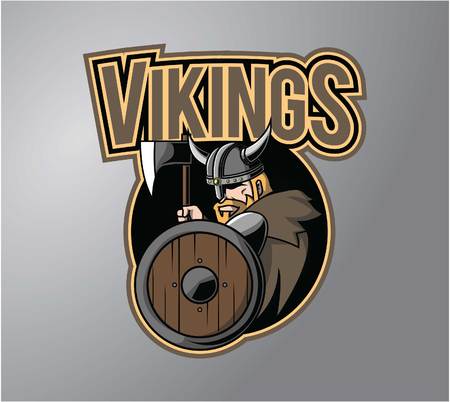 Vikings symbol illustration designのイラスト素材