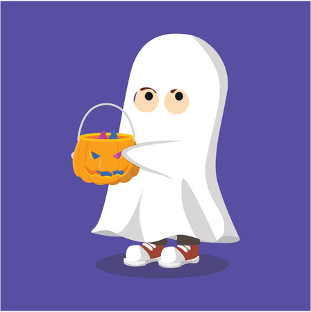 Halooween costume childrenのイラスト素材