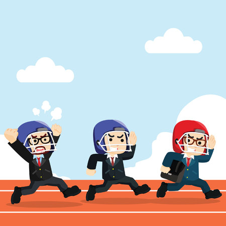 all employers compete when doing businessのイラスト素材