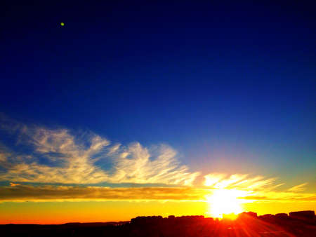 City sunsetの素材
