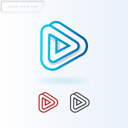 Play  Template Design Vector, Emblem, Design Concept, Creative Symbol, Icon. easy to use.のイラスト素材