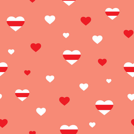 Republic of Belarus flag, endless pattern. Simple endless background with white-red-white country...