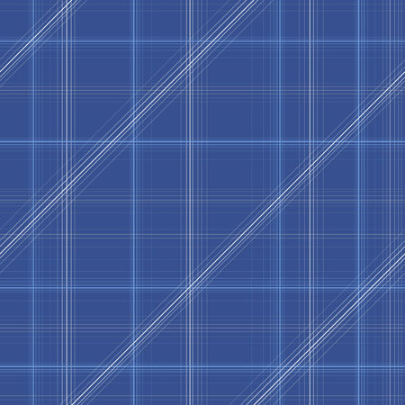 Simple seamless backdrop with intersecting lines. Endless blue pattern in cell.Vector illustration