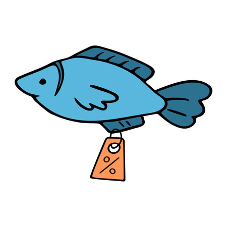 Fresh fish,grocery shopping in the store and supermarket. Everyday shopping,farm products,natural...