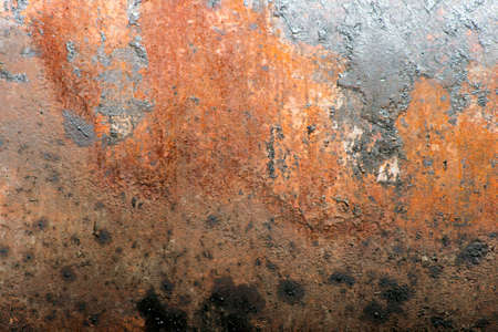 Rusted and aged metal background texture.の写真素材