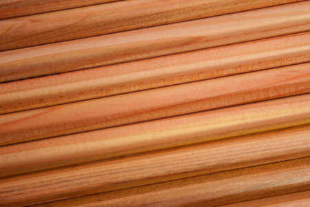 Wood pencils texture in a clear view.の写真素材