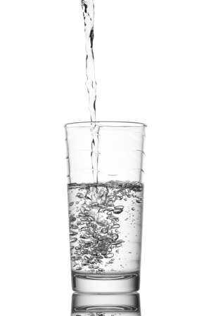 glass of waterの写真素材