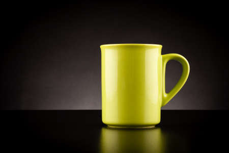 Coffee cup with dark の写真素材