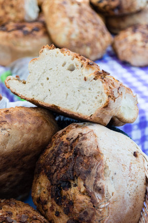 home made fresh natural brown healthy bread