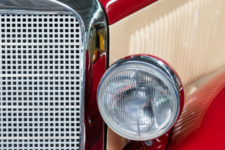 vintage old retro oldtimer classic car headlight