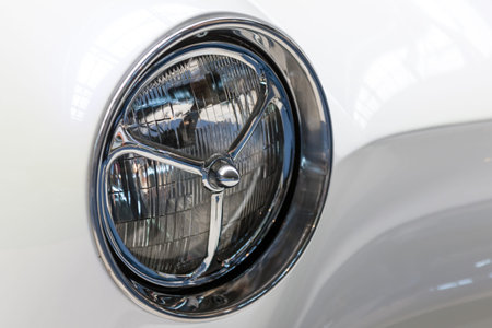 vintage old retro oldtimer classic car headlight