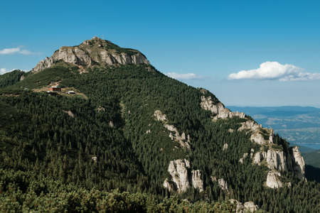 beautiful natural scenic summer outdoor mountain landscape