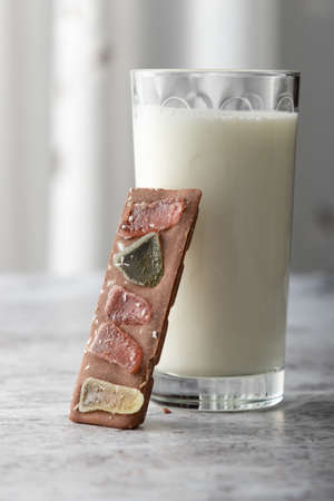 artisanal handmade gourmet milk chocolate dessert snackの写真素材