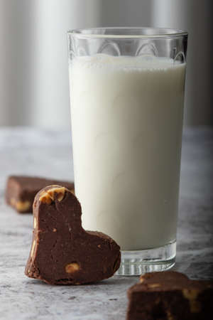 artisanal handmade gourmet milk chocolate dessert snackの写真素材