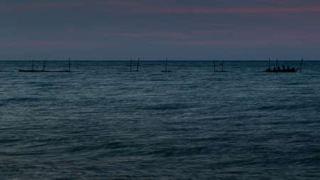 sunrise over the sea, morning colorsの写真素材
