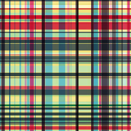 Vector seamless checked patternのイラスト素材