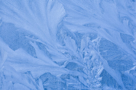 Ice pattern for a background blue
