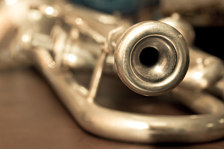Fragment trumpet closeupの写真素材