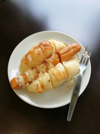 Hot dog breadの素材