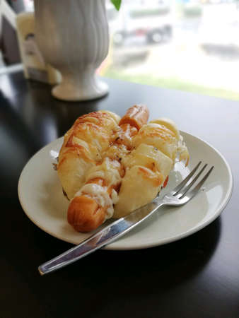 Hot dog breadの素材