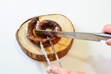 Thai sausage (Asgaew) from the north of Thailandの写真素材