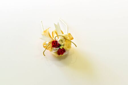 bouquet bracelet isolated on the white backgroundの写真素材