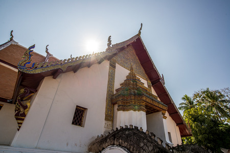 Nan, North of Thailand - 09 Dec, 2016: Phu Min Temple, White churchの写真素材