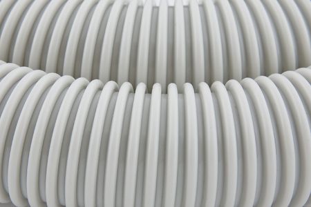 fragment of vacuum cleaner's pipe - perfect backgroundの写真素材