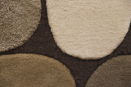 fragment of red carpet - very soft in touchの写真素材