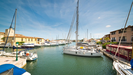 Port Grimaud - french veniceのeditorial素材