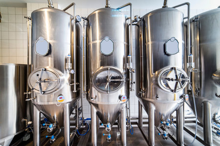 Modern beer brewery in Jedlina - Poland