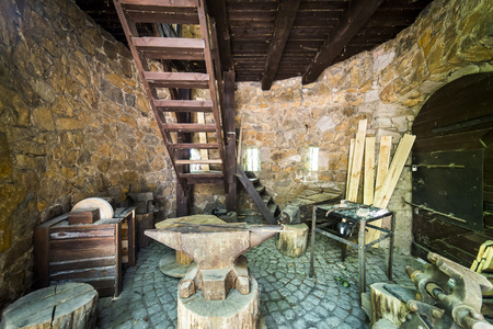 Old smith workshopの写真素材