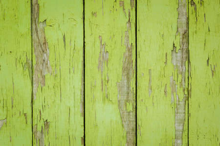 The background picture of the old green wooden Board. Texture, background.の写真素材