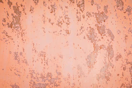 Painted metal wall texture, outdated surface. background imageの写真素材