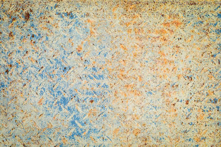 Painted metal wall texture, outdated surface. background imageの写真素材