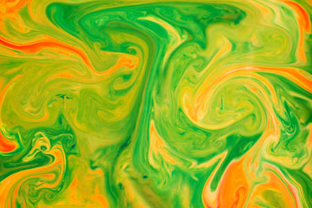 Abstract colors, backgrounds and textures. Food Coloring in milk. Food coloring in milk creating bright colorful abstract backgrounds. Colorful chemical experiment.の写真素材