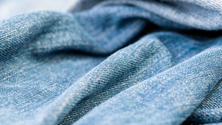 blue jeans high quality texture, moving waves. fabric texture.