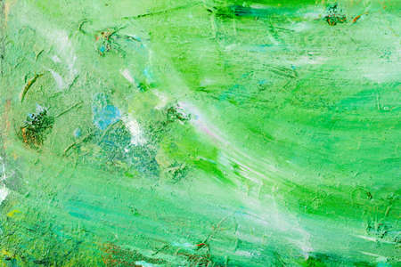 Background image of bright oil-paint palette closeup