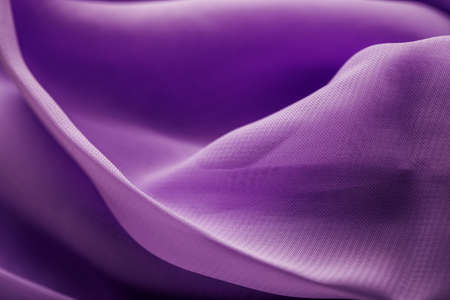texture of the satin fabric of lilac color for the backgroundの写真素材