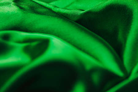 luxury cloth, wavy folds of silk texture satin material.の写真素材