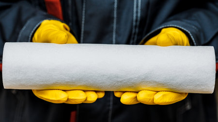 New water filter cartridge. The concept of water purificationの写真素材