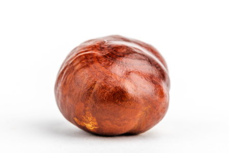 chestnuts on a white isolated background.