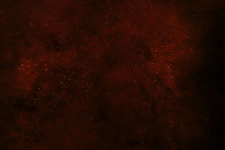 Bubbles floating in the liquid dark drink, abstract image.の写真素材