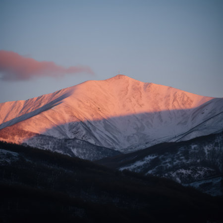 Beautiful mountain view, created using generative ai technologyの素材