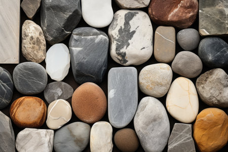 Rocks and stone texture background, created using generative ai technologyの素材