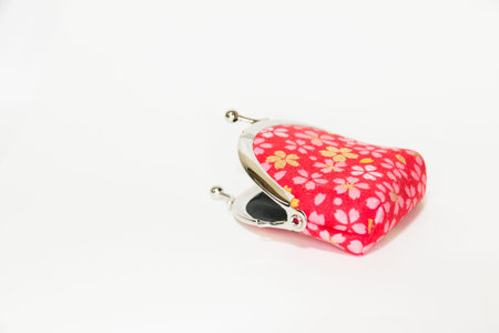 wallet on white backgroundの写真素材