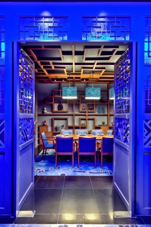 Modern Chinese Restaurant Interior Designのeditorial素材