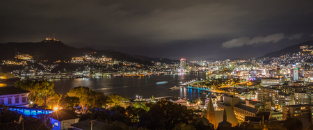 NAGASAKI, JAPAN- NOVEMBER 9, 2015: Viewpoint of Nagasaki city on November 9, 2015  in Nagasaki , japanのeditorial素材