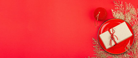 Blue nautical background with sea shells and starfishes. Assorted marine animals, vacation concept. Trendy hard light, dark shadow, flat lay, banner formatの写真素材